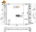 Радиатор охлаждения Volvo 940 223 A+/ c дат